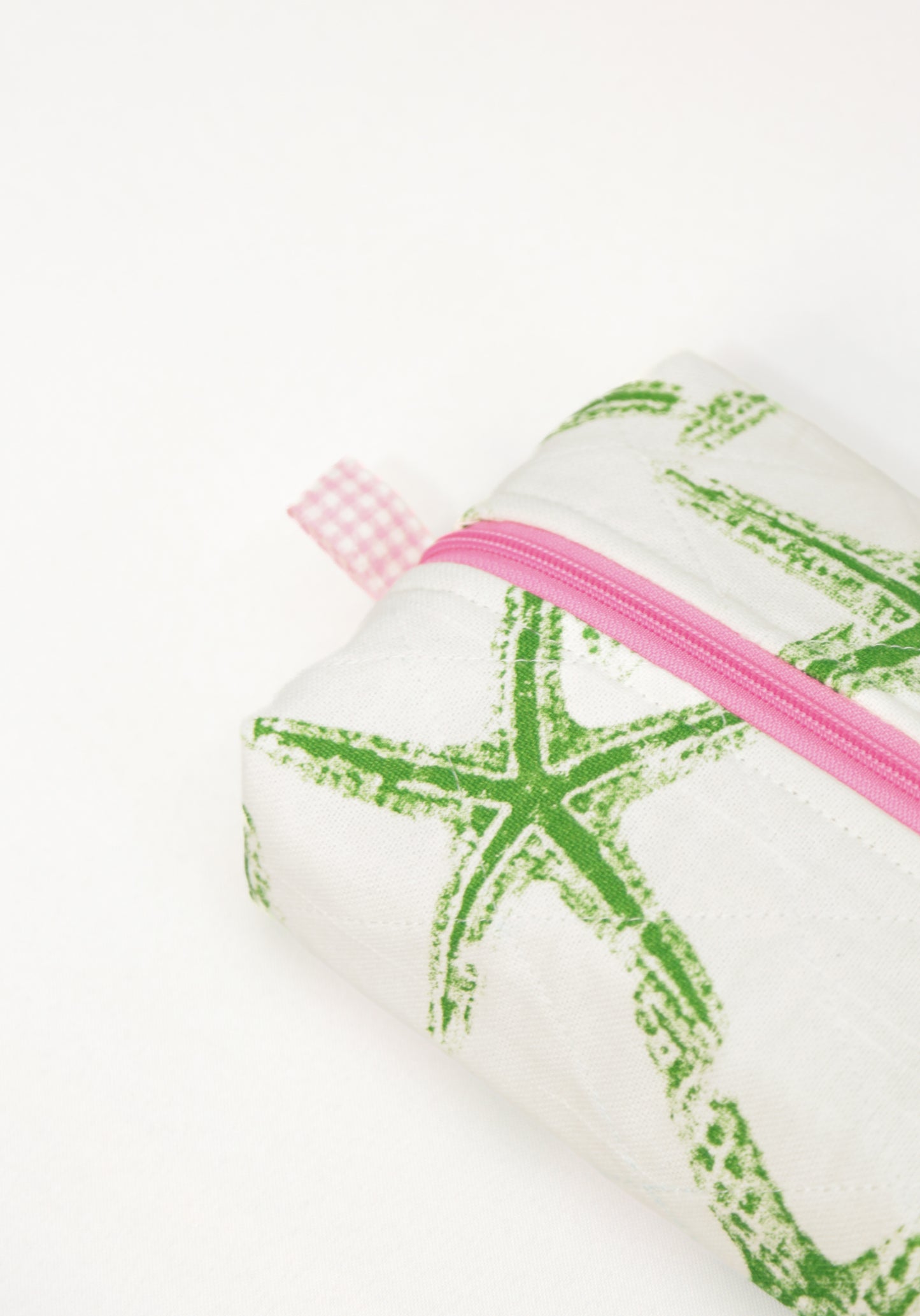 The Mère & Me "Petite" Bag Green Seashell + Pink