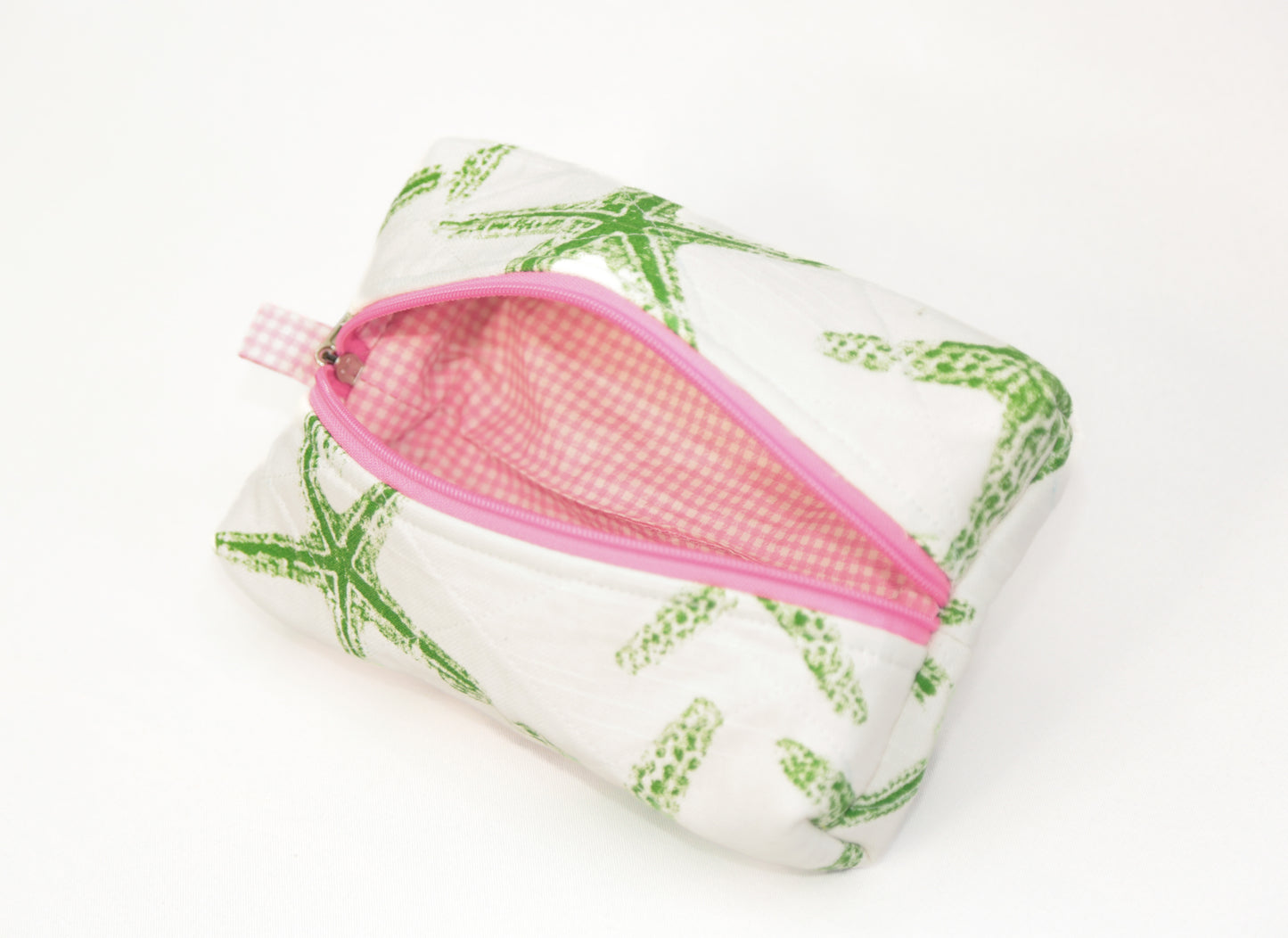 The Mère & Me "Petite" Bag Green Seashell + Pink
