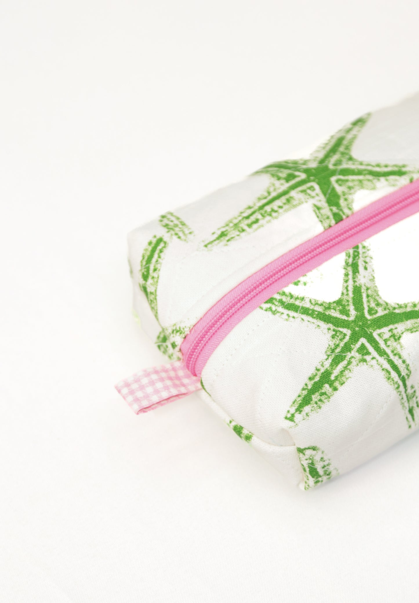 The Mère & Me "Petite" Bag Green Seashell + Pink