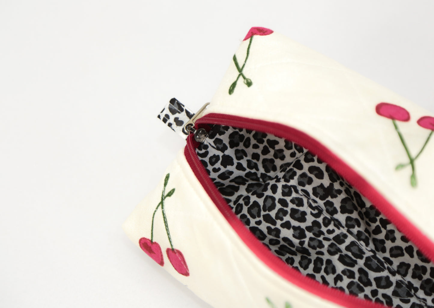 The Mère & Me "Petite" Bag Cherry & Leopard Print