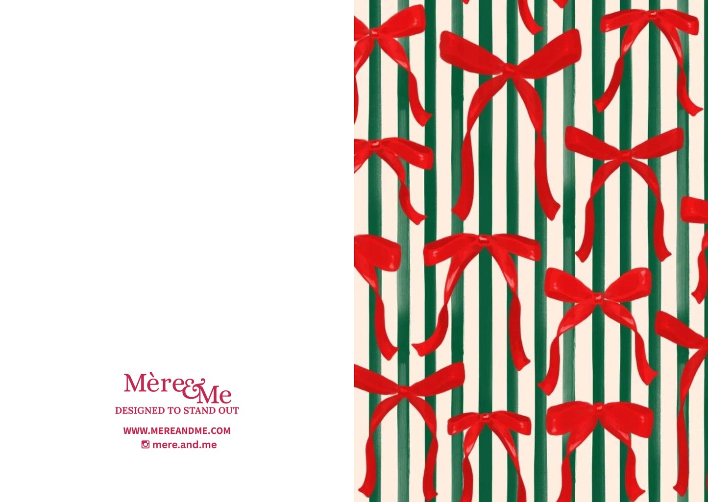 Mère & Me Gift Cards Christmas Bows