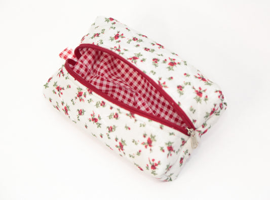 The Mère & Me "Petite" Bag Red Roses