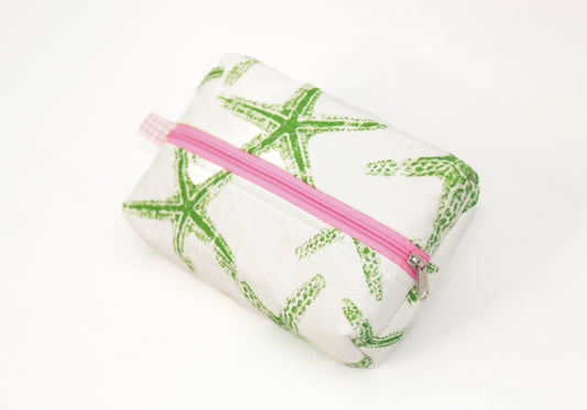 The Mère & Me "Petite" Bag Green Seashell + Pink