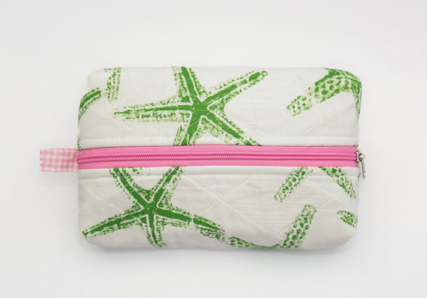 The Mère & Me "Petite" Bag Green Seashell + Pink