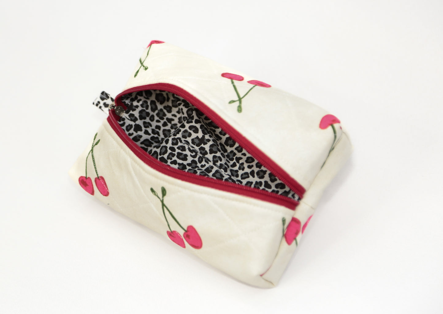The Mère & Me "Petite" Bag Cherry & Leopard Print