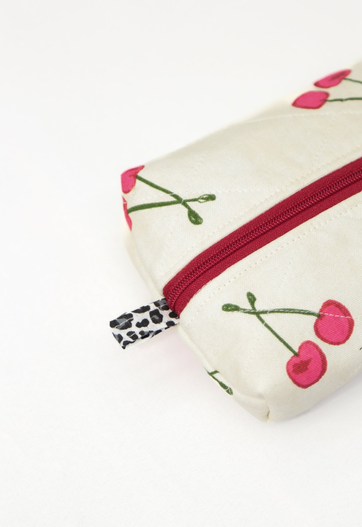 The Mère & Me "Petite" Bag Cherry & Leopard Print