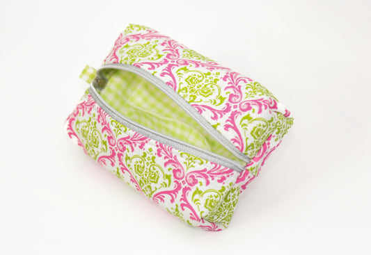 The Mère & Me "Petite" Bag Green & Pink Geometric