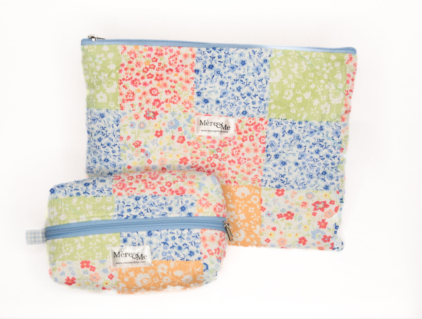 Mère & Me Laptop Sleeve and "Petite" Bag Set Multi-colour Flower
