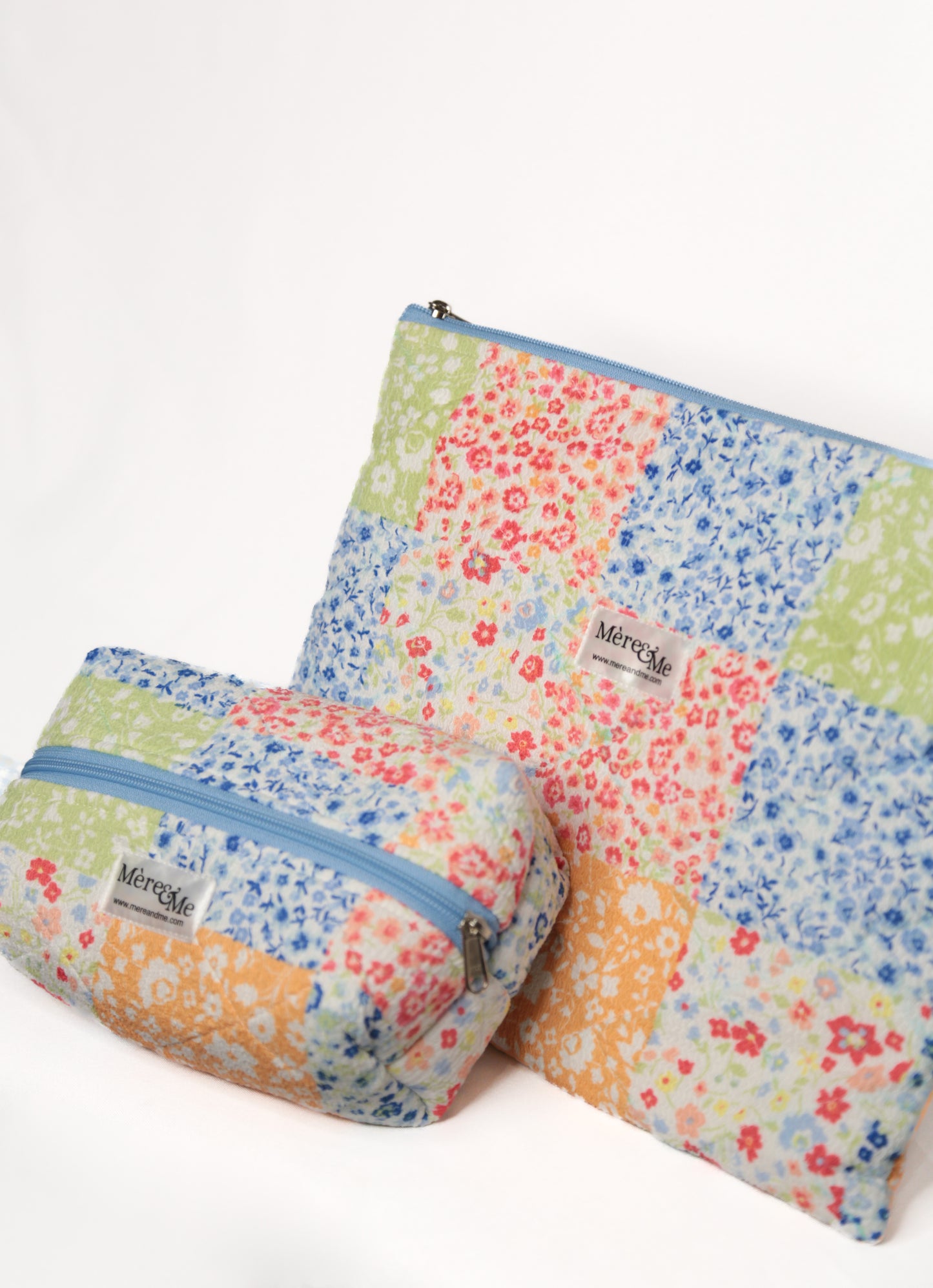 Mère & Me Laptop Sleeve and "Petite" Bag Set Multi-colour Flower