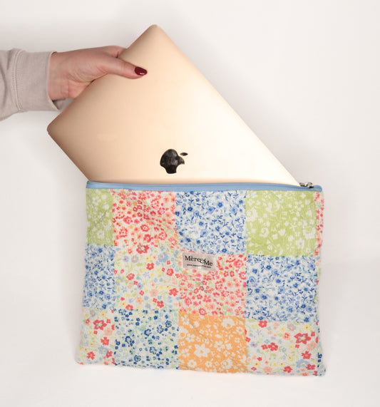 Mère & Me Laptop Sleeve Multi-colour Flower