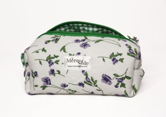 The Mère & Me "Petite" Bag Purple Flowers