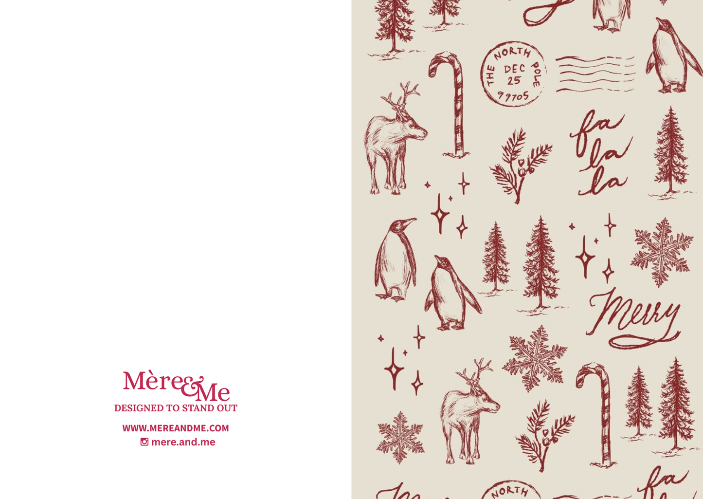 Mère & Me Gift Cards White Christmas