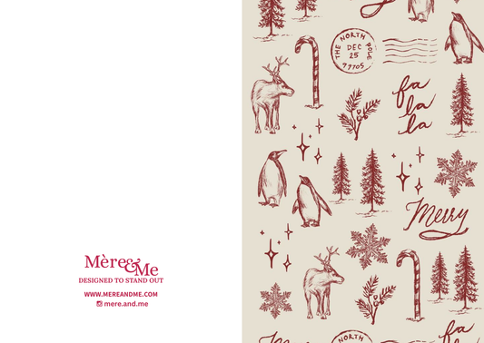 Mère & Me Gift Cards White Christmas