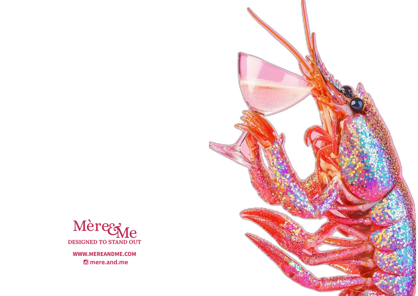 Mère & Me Gift Cards Glitter Crayfish