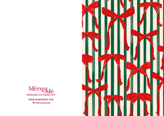 Mère & Me Gift Cards Christmas Bows