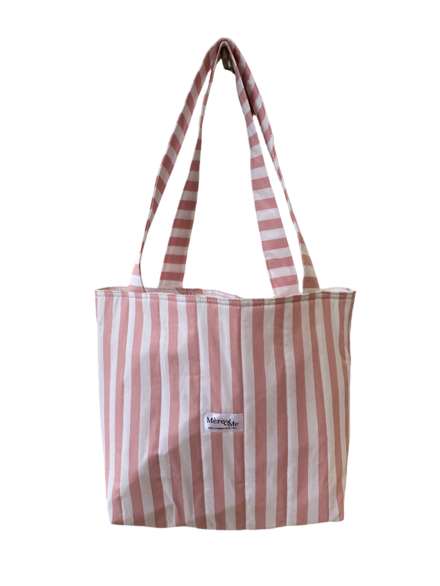 Mère & Me Totes Pink Stripes